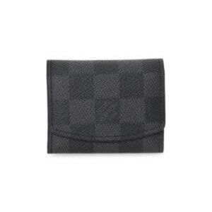 Louis Vuitton Damier Graphite Cufflinks Earrings Case